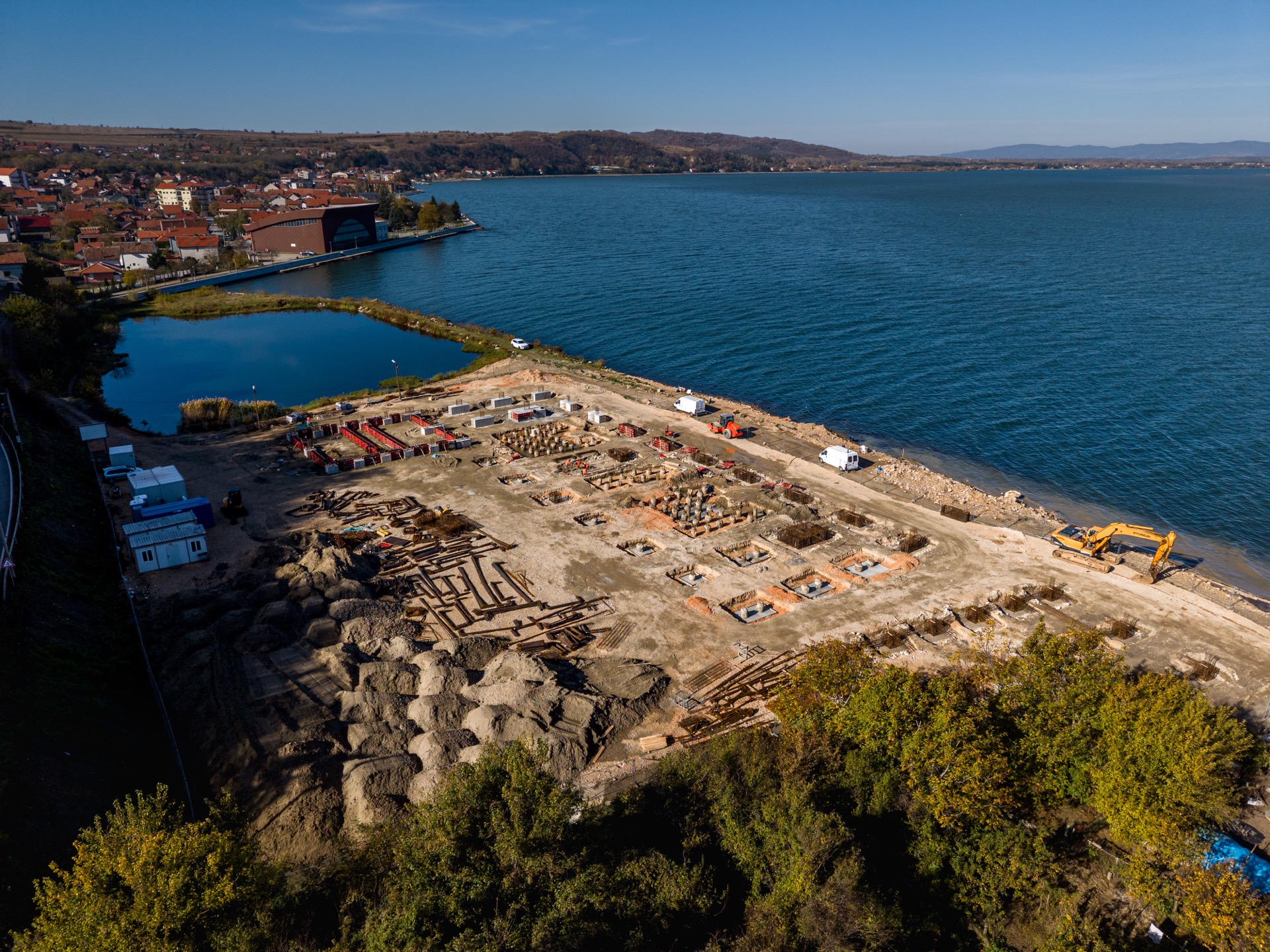 Ramada by Wyndham Danube Waterfront Golubac – construction, November 2025