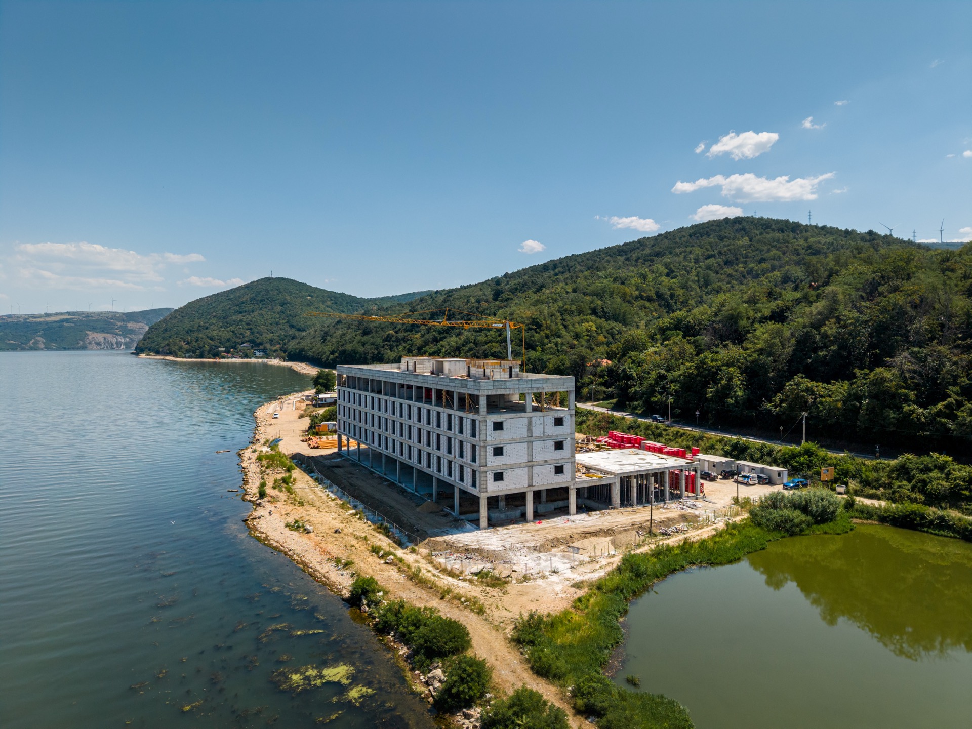 Ramada by Wyndham Danube Waterfront Golubac – construction, August 2026