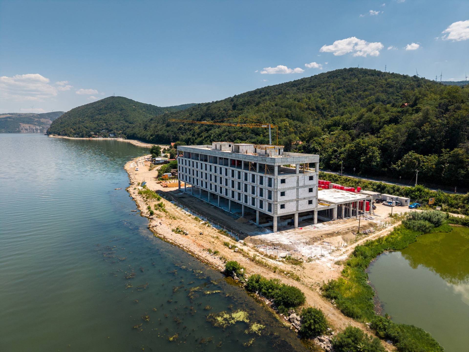 Ramada by Wyndham Danube Waterfront Golubac – construction, August 2026
